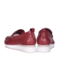 Bordové slip on mokasíny D24YA-165
