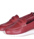 Bordové slip on mokasíny D24YA-165