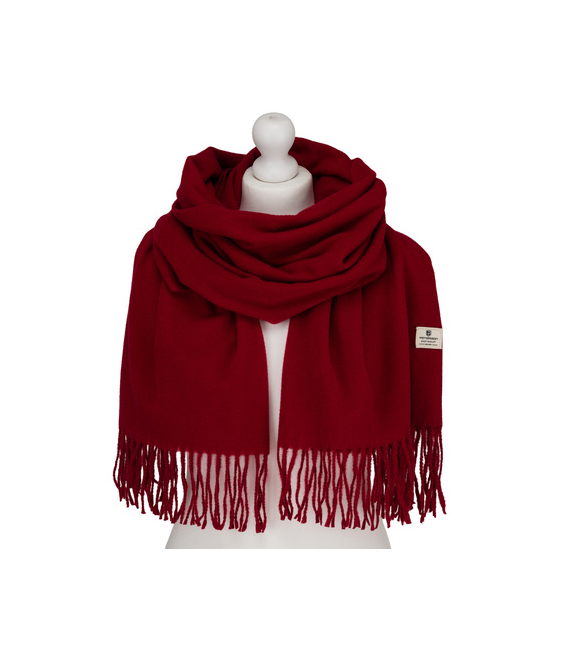 Dámsky bordový šál SP100C red