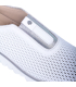 Dámske perforované biele slip on tenisky 2763
