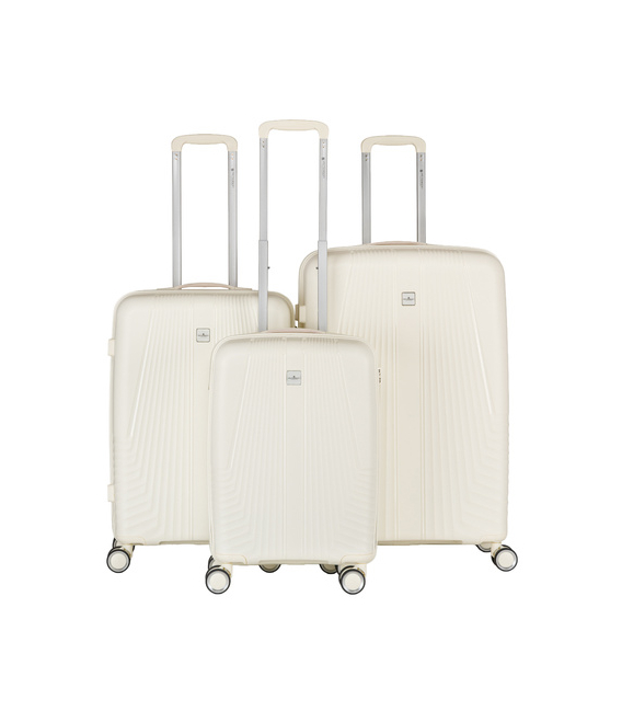 Sada bielych kufrov PTN PP-09-SET3
