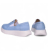 Modré slip on mokasíny DTE054