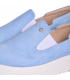 Modré slip on mokasíny DTE054