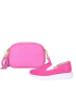Zvýhodnený set fuxiové slip on mokasíny DTE054+Kabelka Laura
