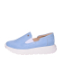 Modré slip on mokasíny DTE054