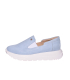 Zvýhodnený set modré slip on mokasíny DTE054+ Kabelka SOFIA