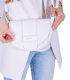 Biela kožená crossbody kabelka Sofia