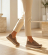 Kapučínové slip on mokasíny DTE054
