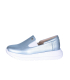 Modré kožené slip on mokasíny DTE054