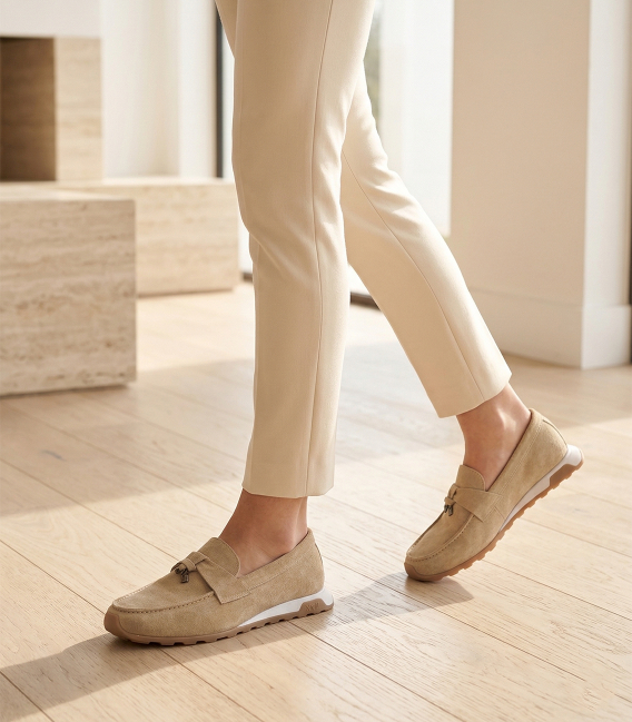 Béžové mokasíny 2762