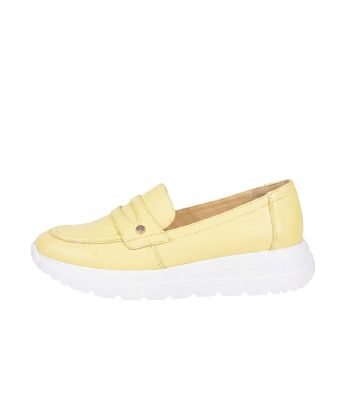 Žlté slip on mokasíny 2486