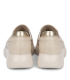 Béžové perforované slip on mokasíny DTE054