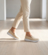 Béžové slip on mokasíny 2486