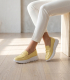 Žlté slip on mokasíny 2486