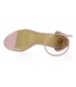 Bledoružové dámske sandále s priesvitným lemom DSA2050-1347