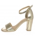Zlaté dámske sandále DSA2050