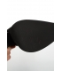 Čierne kožené čižmy western s vykrojeným vzorom DKO2051