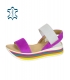 Farebné sandále na farebnej podošve DSA3080