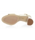 Béžové sandále s farebným podpätkom 10210-203-649