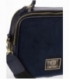 Modrá menšia kabelka so zlatými aplikáciami Grosso JCS0013blue