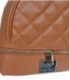 Hnedý ruksak s prešívaním a so zipsom GSR014brown GROSSO