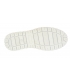 Bielo-strieborné kožené tenisky so vzorovaným materiálom na podošve HANZA DTE2118