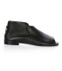 Čierne pohodlné sandále z mäkkej kože 3021