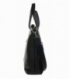 Čierna kabelka so semišovým prvkom 17B013