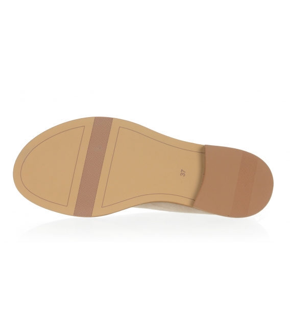 Béžové pohodlné sandále z mäkkej brúsenej kože 3021