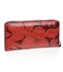 Dámska bordovo červená vzorovaná peňaženka s logom GROSSO