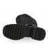 Čierne vysoké elastické čižmy s ozdobou DCI2346