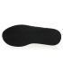Čierne kožené tenisky s kroko vzorom na čiernej podošve Karla DTE2118