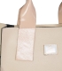 Zvýhodnený set béžové kožené poltopánky DLO2336+béžová kabelka Regina