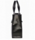 Zvýhodnený set čierne členkové kombinované čižmy s ozdobou DKO2341+kabelka REGINA