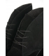 Čierne členkové čižmy z brúsenej kože na hrubom opätku 1659+black WELUR+spod 1108