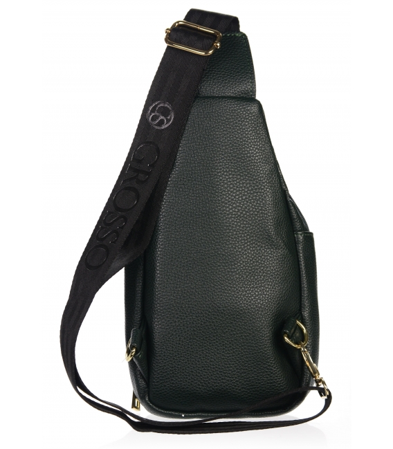 Zvýhodnený set smaragdovo zelené kožené tenisky - DTE2118 ZUMA+kabelka RUBY