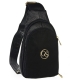 Zvýhodnený set čierne kožené tenisky - DTE2118 ZUMA+kabelka RUBY