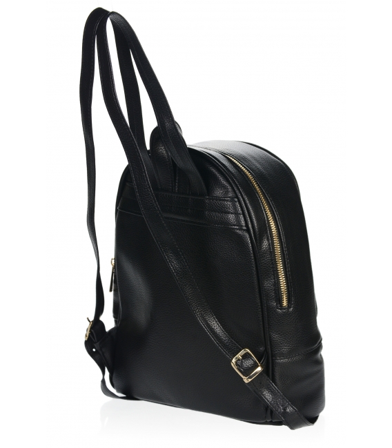 Čierny ruksak s potlačou - AMANDA FF
