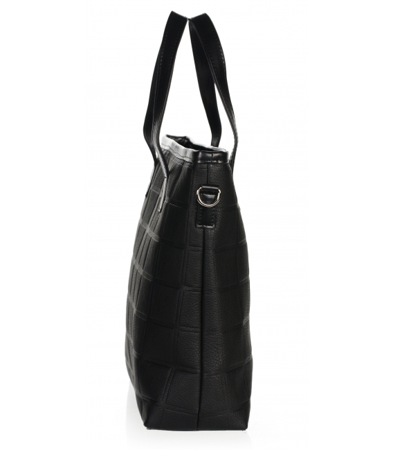Čierna kabelka so vzorom Eden black