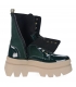 Smaragdovo zelené členkové topánky - 3421 