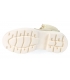 Bežové členkové čižmy z brúsenej kože a kožušinou K1656 beige nubuk