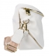 Biela crossbody kabelka s nápisom GROSSO PENY
