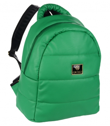 Zelený lesklý ruksak MIA