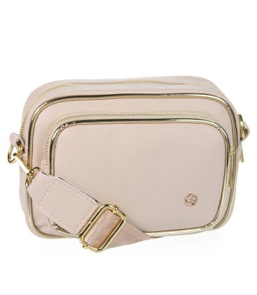 Malá béžová crossbody kabelka GRETA