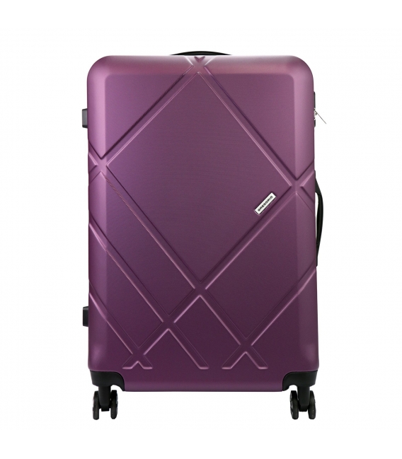 Súprava fialových cestovných kufrov Gregorio 3015
