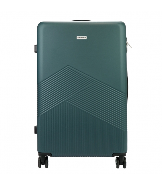 Súprava zelených cestovných kufrov Gregorio 3028