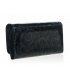 Dámska čierna kožená lakovaná peňaženka GROSSO