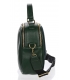 Zvýhodnený set smaragdové lesklé poltopánky so zlatou ozdobou 2309+kabelka Nicol