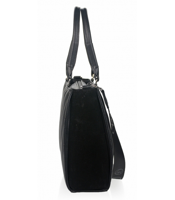 Dámska čierna elegantná kabelka Zuzi