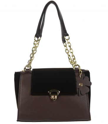 Hnedá elegantná menšia kabelka Lejla